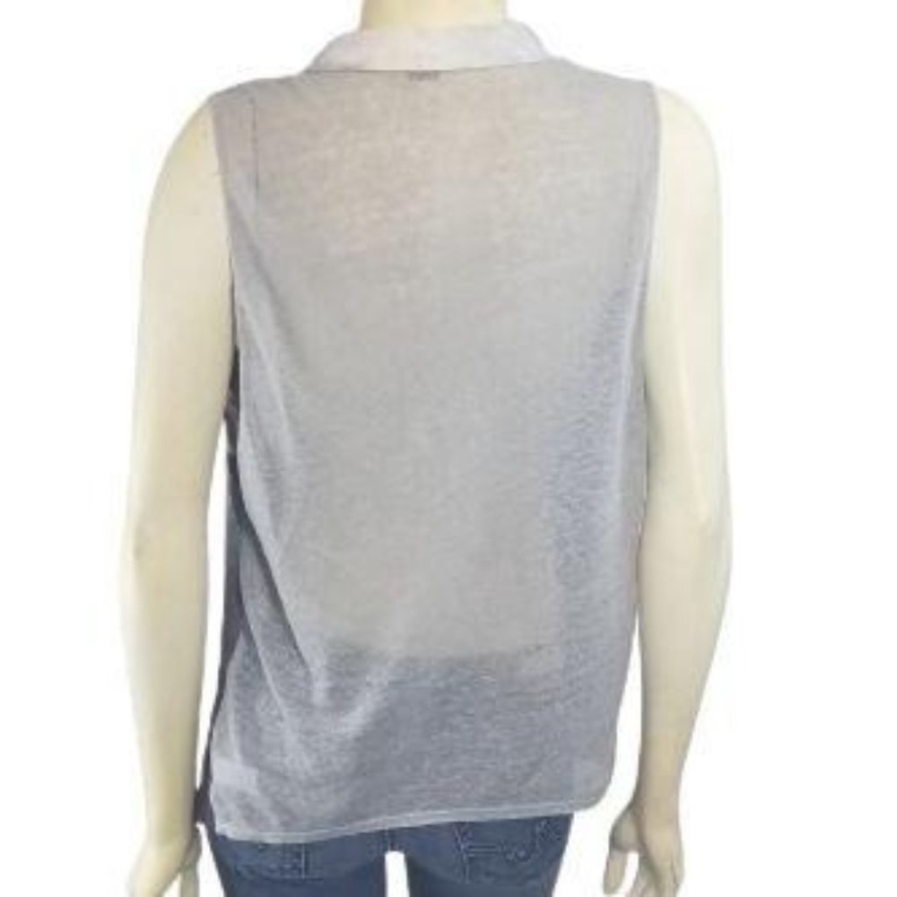 Vince Silk Sleeveless Blouse Tank Top Large - Picture 4 of 5